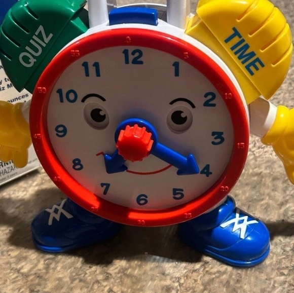 Mr Talking Clock Toy Kids Electronic Navystar Educational Teach Tell Time No Box - Picture 3 of 5